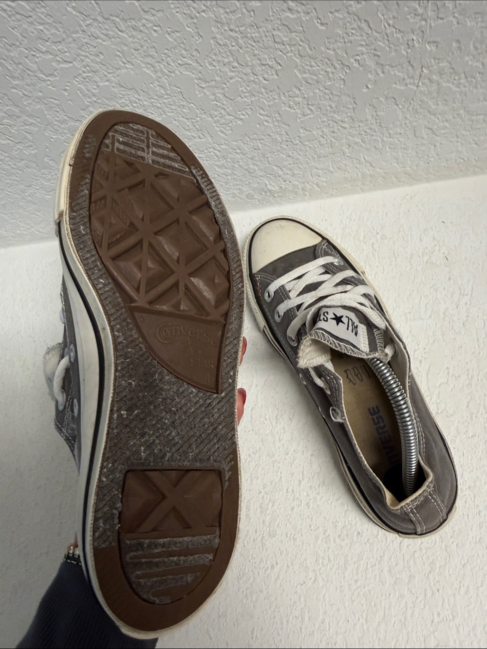 Converse Chuck Taylor All Star Low Top Sneakers - Charcoal Gray W6 M4 - Picture 5 of 7